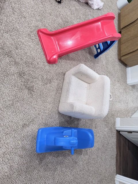 Kids Slide, Chair, and Rocking Horse - Little Tykes
