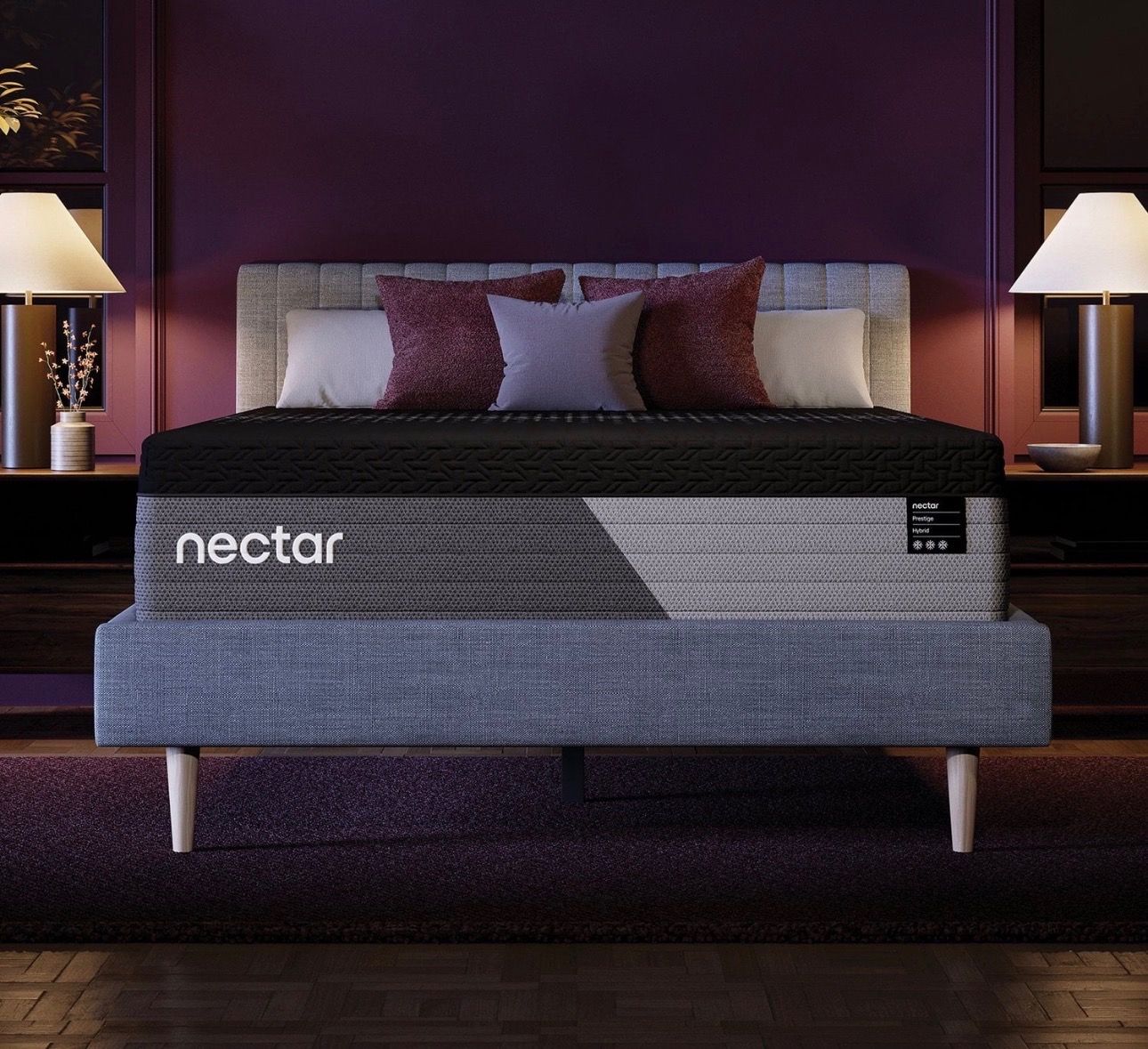 New, Queen size Nectar Hybrid mattress
