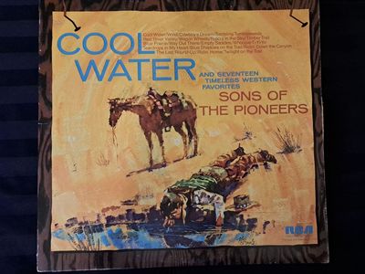 Sons of the Pioneers Cool Water RCA Victor LP Vinyl Cowboy Country 33 RPM 12"