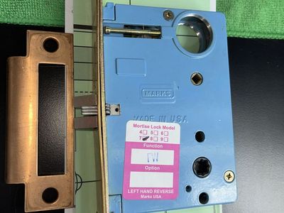MARKS Mortise Lock Body 7FW Satin Bronze LHR