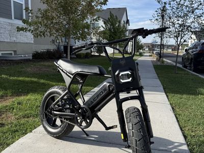 Macfox M16 Electric Bike Fat Tire Commuter E-Bike Black