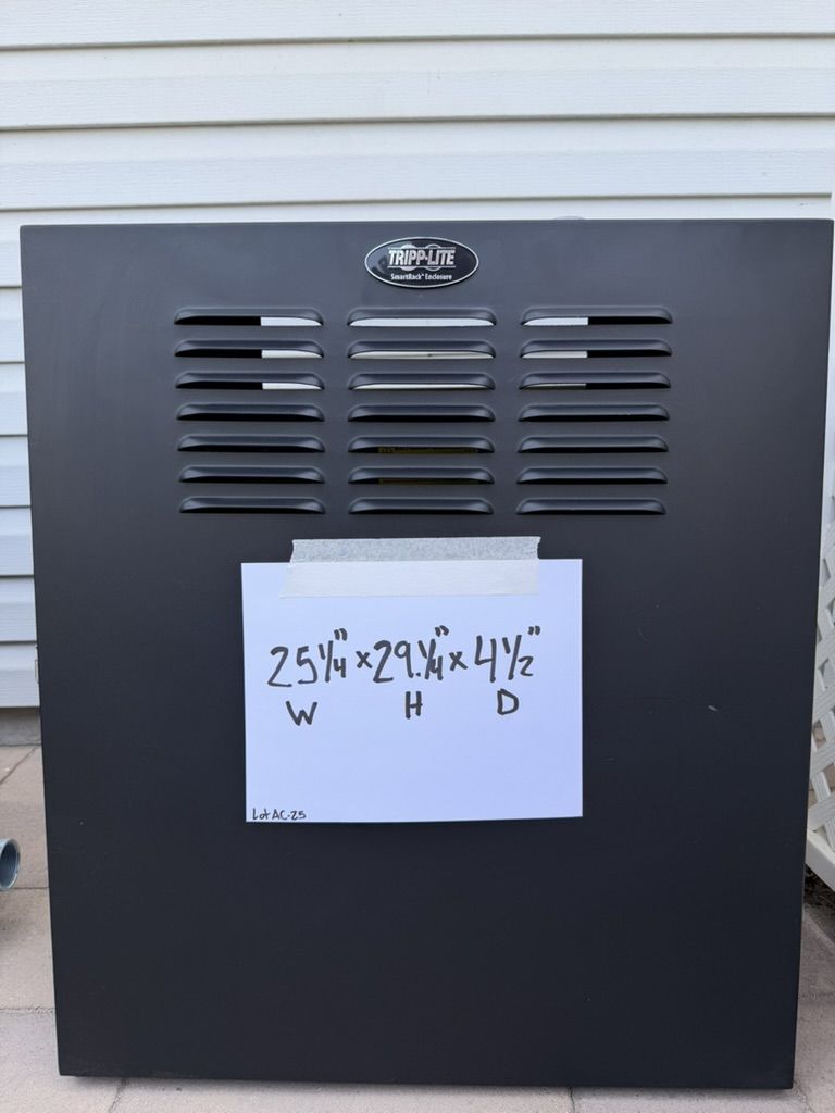 Tripp-Lite Low-Profile Vertical-Mount 2U Rack Cabinet Enclosure