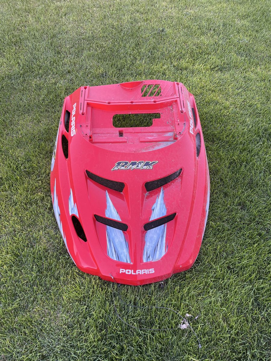 Polaris RMK Snowmobile Hood Red