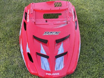 Polaris RMK Snowmobile Hood Red