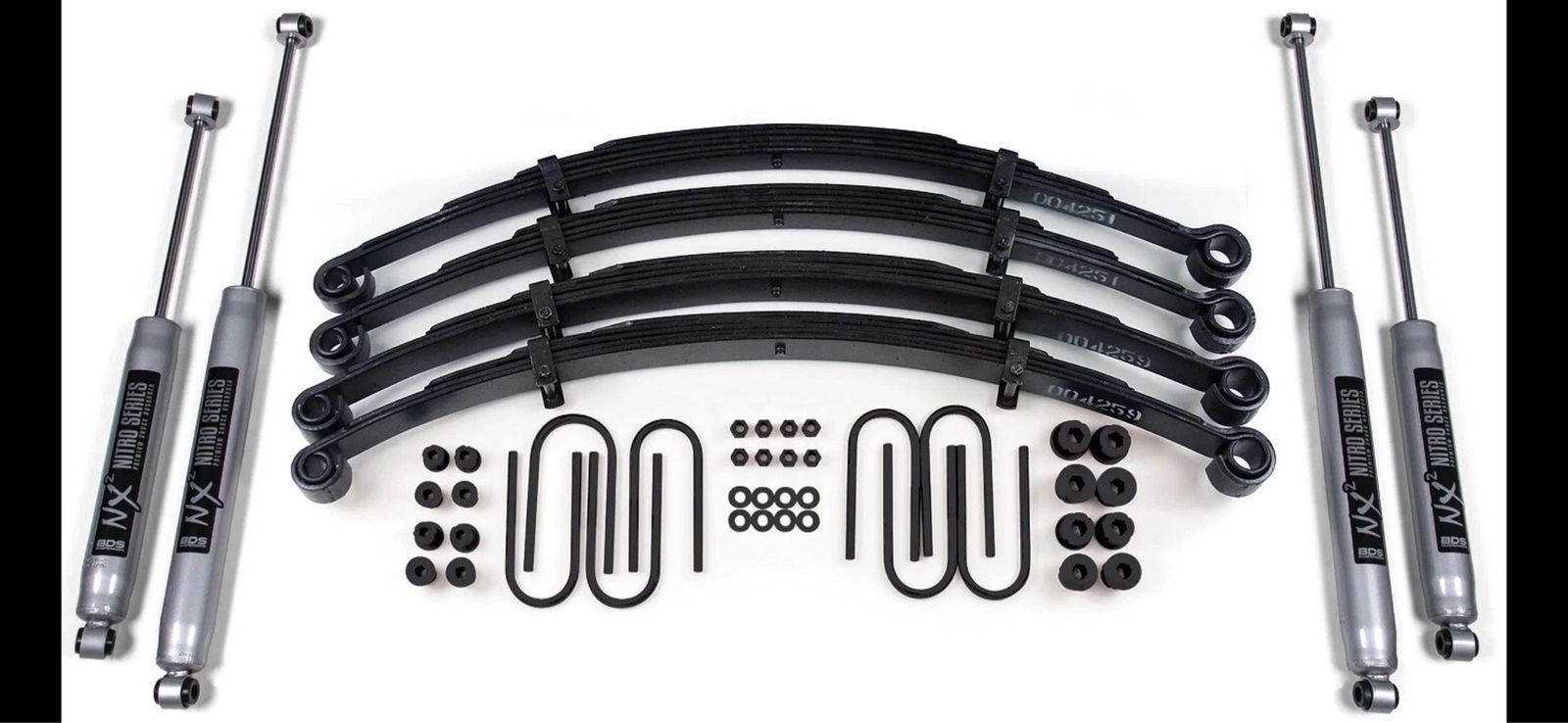 Jeep CJ5 / CJ7 BDS SUSPENSION 2.5" LIFT KIT WITH NX2 NITRO SERIES SHOCKS,1982-86 JEEP CJ5 & CJ7