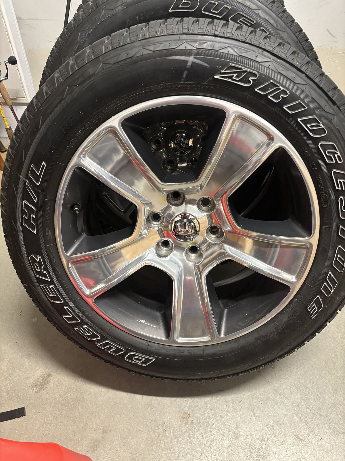 Brand new ram 20” rims and tire