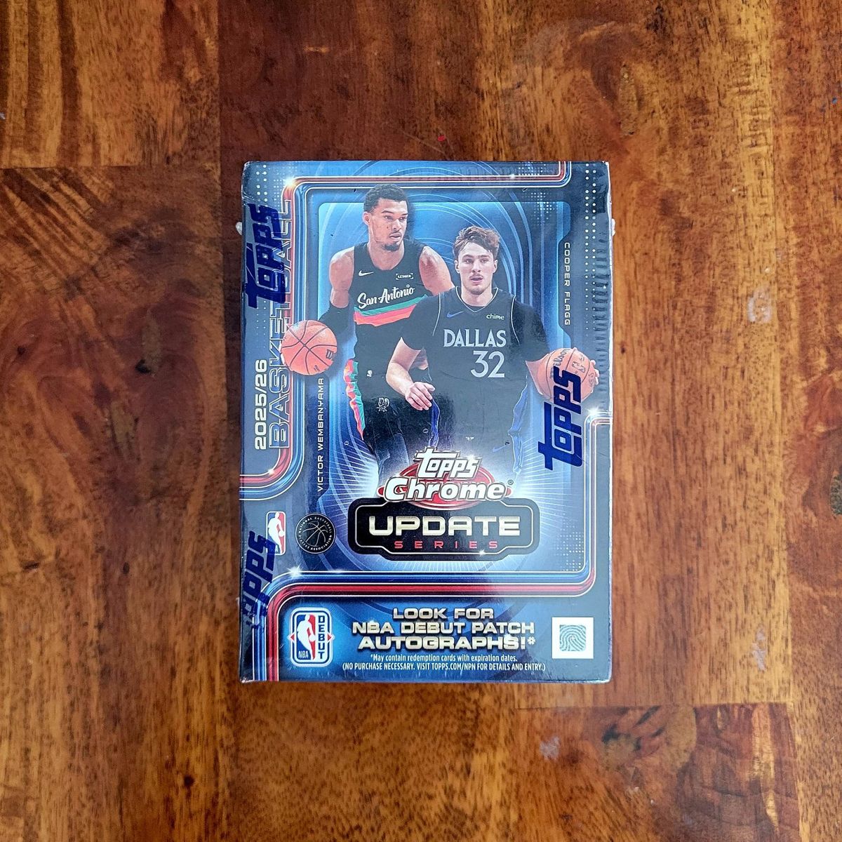 NEW-Topps Chrome NBA Update Series Blaster Box