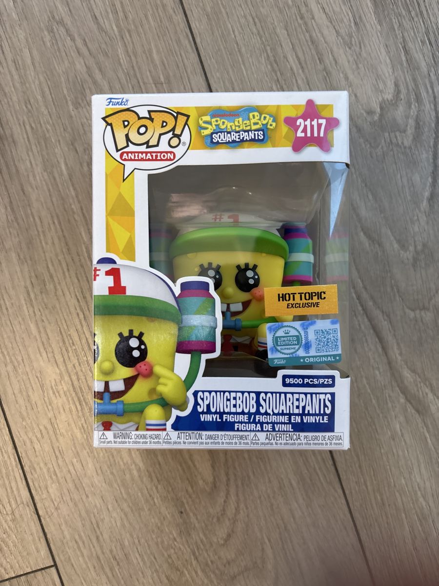 Funko Pop! Animation SpongeBob SquarePants #2117 Hot Topic Exclusive Vinyl Figure
