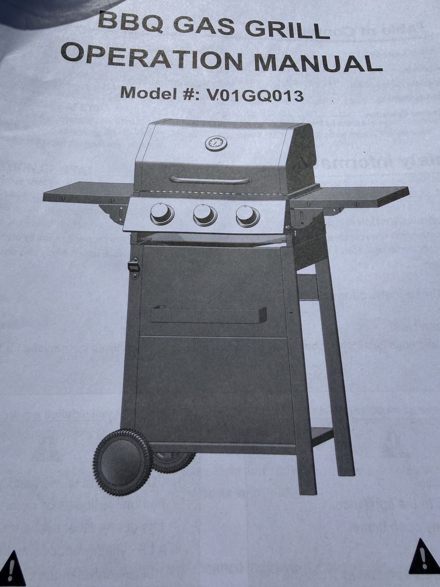 3-Burner Gas Grill – Brand New in Box