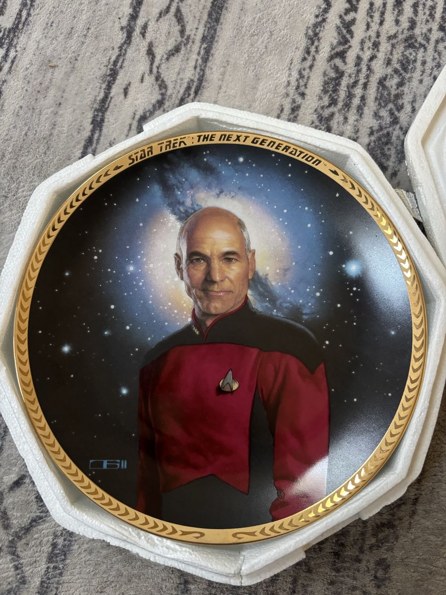 Star Trek collectors plate