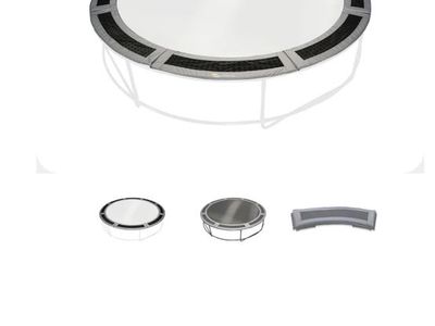 TDU Vented Round Trampoline Safety Pad - 14 ft.