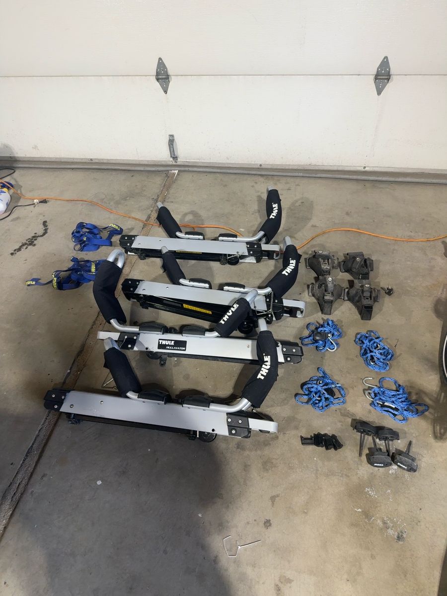 4 Thule Hullavator Pro Lift-Assist Kayak Racks – $1,000 OBO