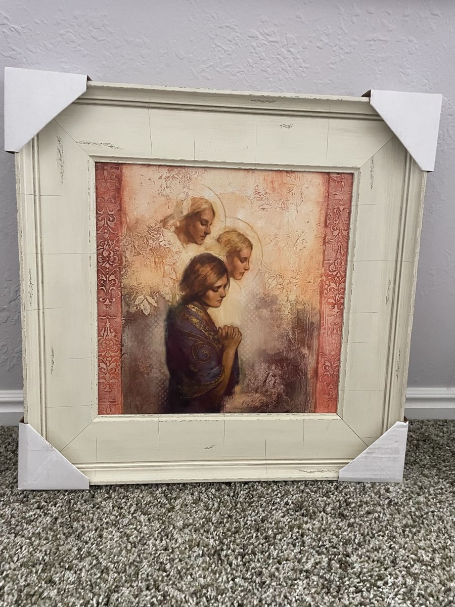 Brand New Annie Henrie Nader 'Angels Among Us' Framed Art