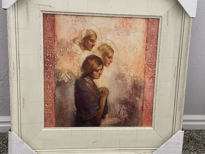 Brand New Annie Henrie Nader 'Angels Among Us' Framed Art