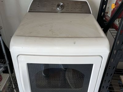 GE Profile Front Load Clothes Dryer White electric