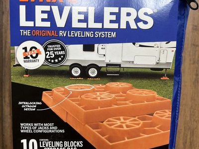 Tri-Lynx Lynx Levelers RV Leveling Blocks with Carry Bag, 10 Pack, Plastic 4-10 pack