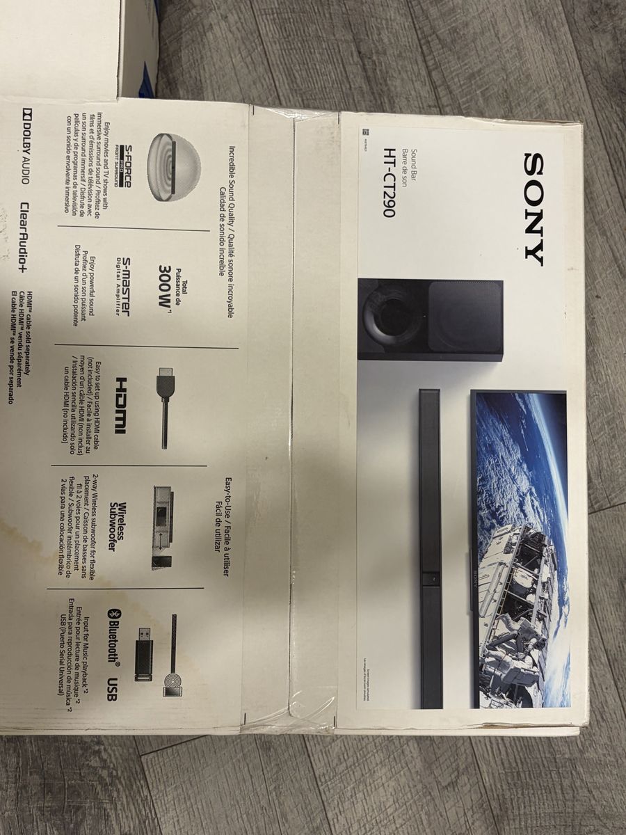 Sony HT-CT290 Sound Bar with Wireless Subwoofer - 300W
