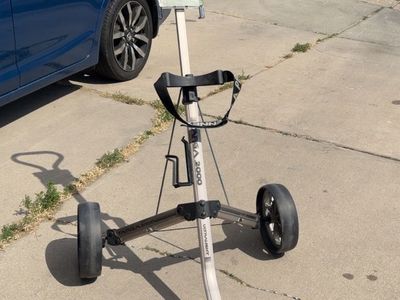Two wheel golf push cart