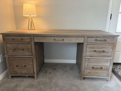 Pottery Barn Parker Weathered White Desk