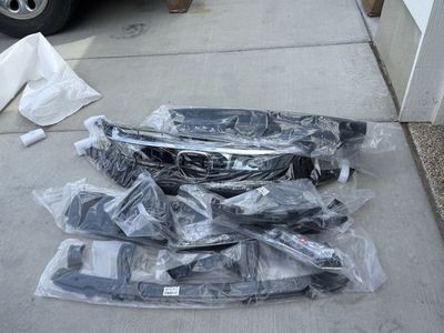 DAS Parts Honda Civic 2016-2021 Front Bumper Grille Kit Black/Chrome