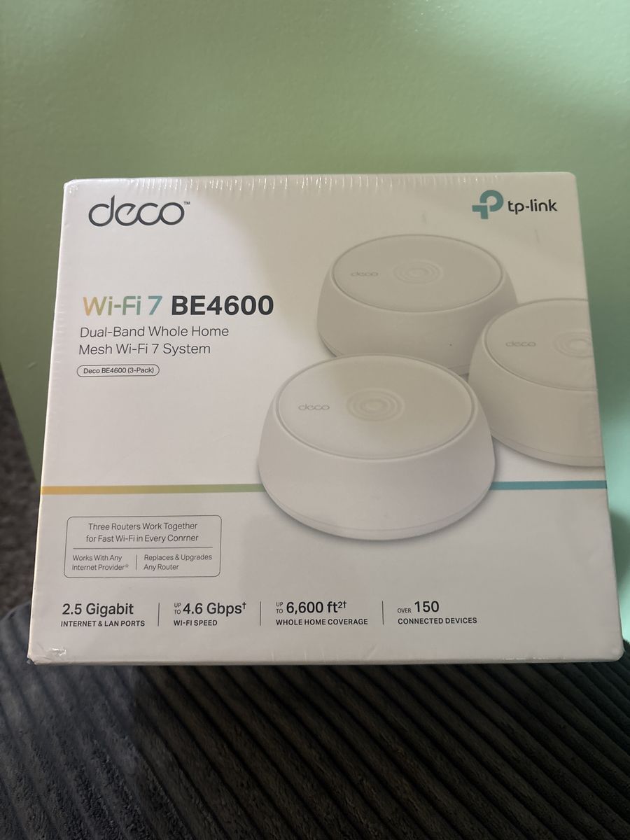TP-LINK • BE4600 • Duel-Band • Wi-Fi 7 • 3 PK