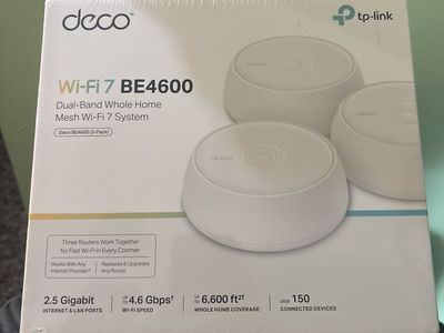 TP-LINK • BE4600 • Duel-Band • Wi-Fi 7 • 3 PK