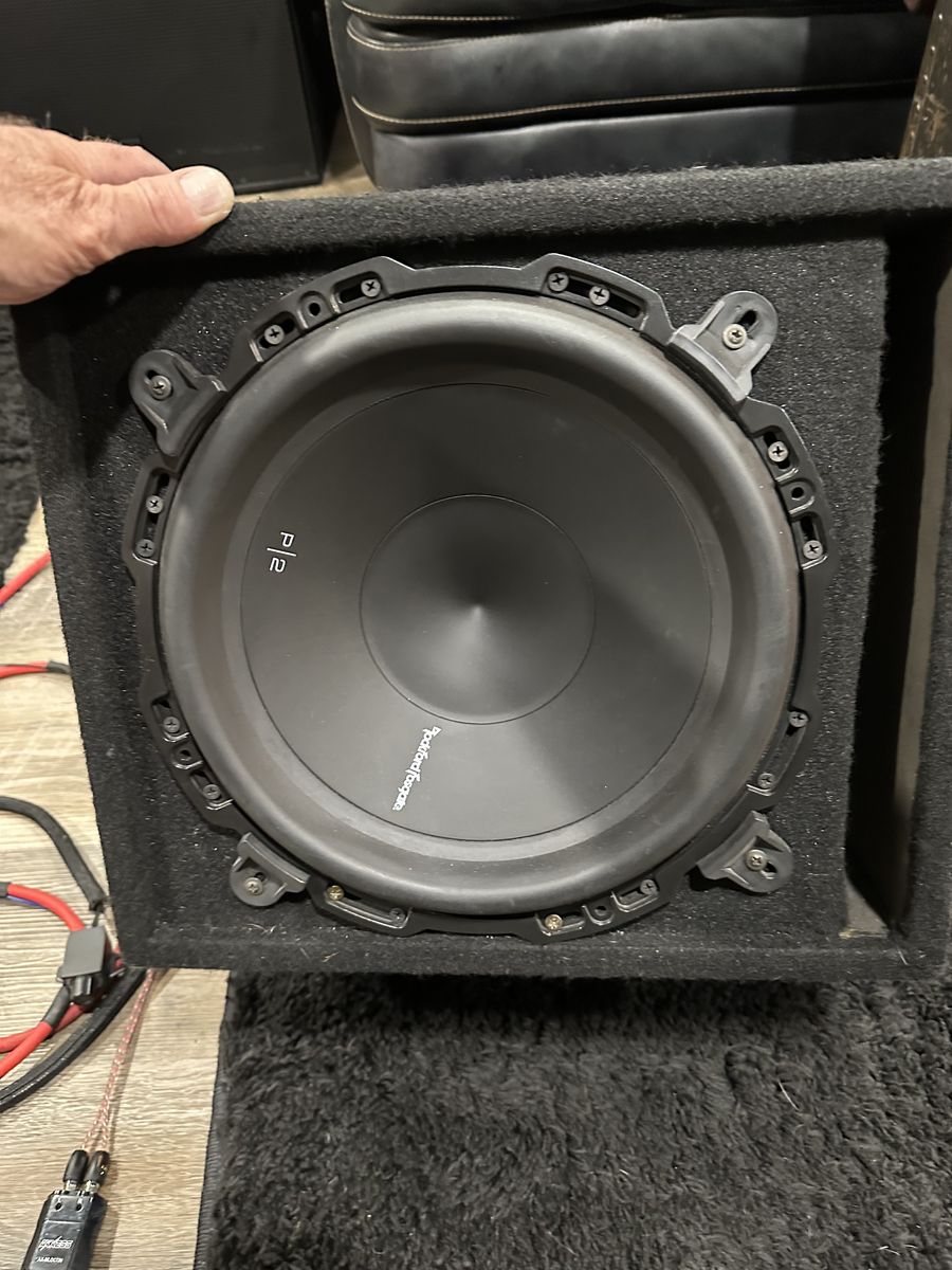 Rockford Fosgate, 12 inch sub amp and wiring