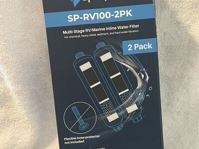 NEW 2-Pack Inline RV Marine Water Filters