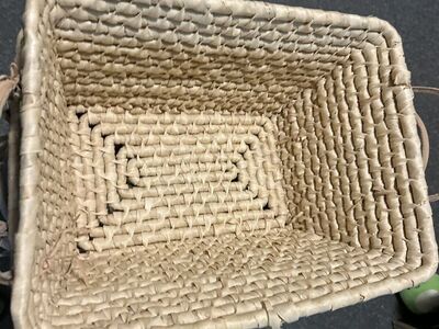 8 Corn Husk Storage Basket Organizing