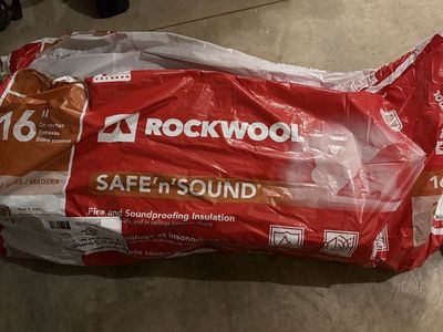 ROCKWOOL Safe'n'Sound Stone Wool Insulation Batts 3 in x 15.25 in x 47 in
