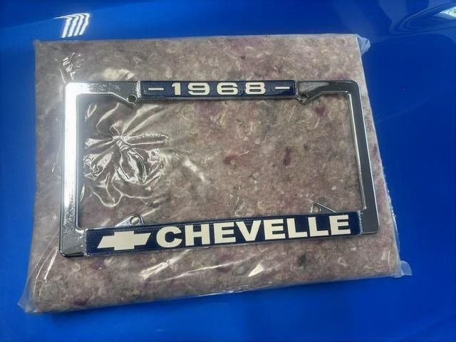 1968 Chevrolet Chevelle Chrome License Plate Frame - Vintage Car Accessory