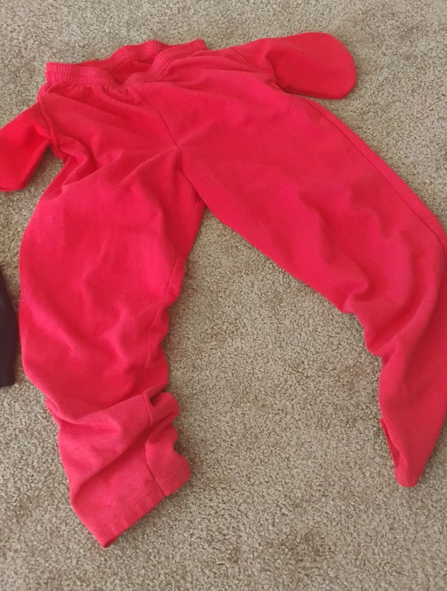 Red Elastic Waist Jogger Sweatpants - Comfortable & Casual