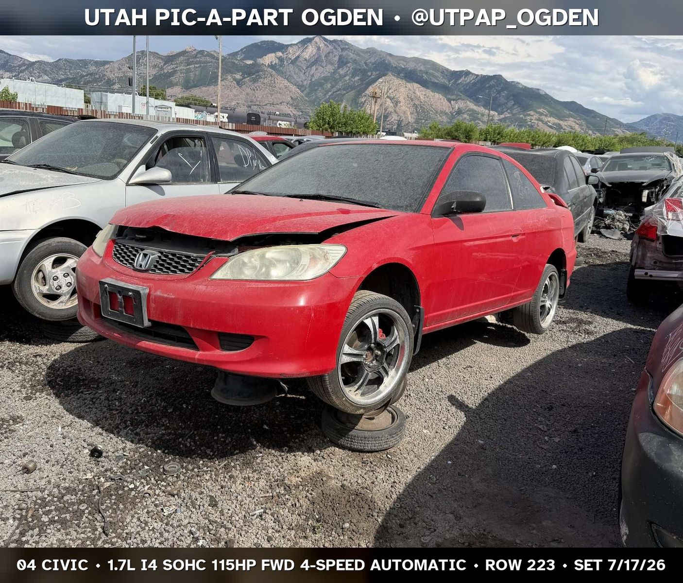 2004 Honda Civic Parts - UTPAP Ogden
