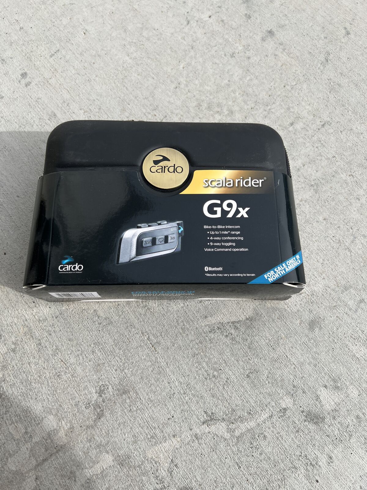 Cardo Scala G9x Bluetooth Helmet Intercom Radio