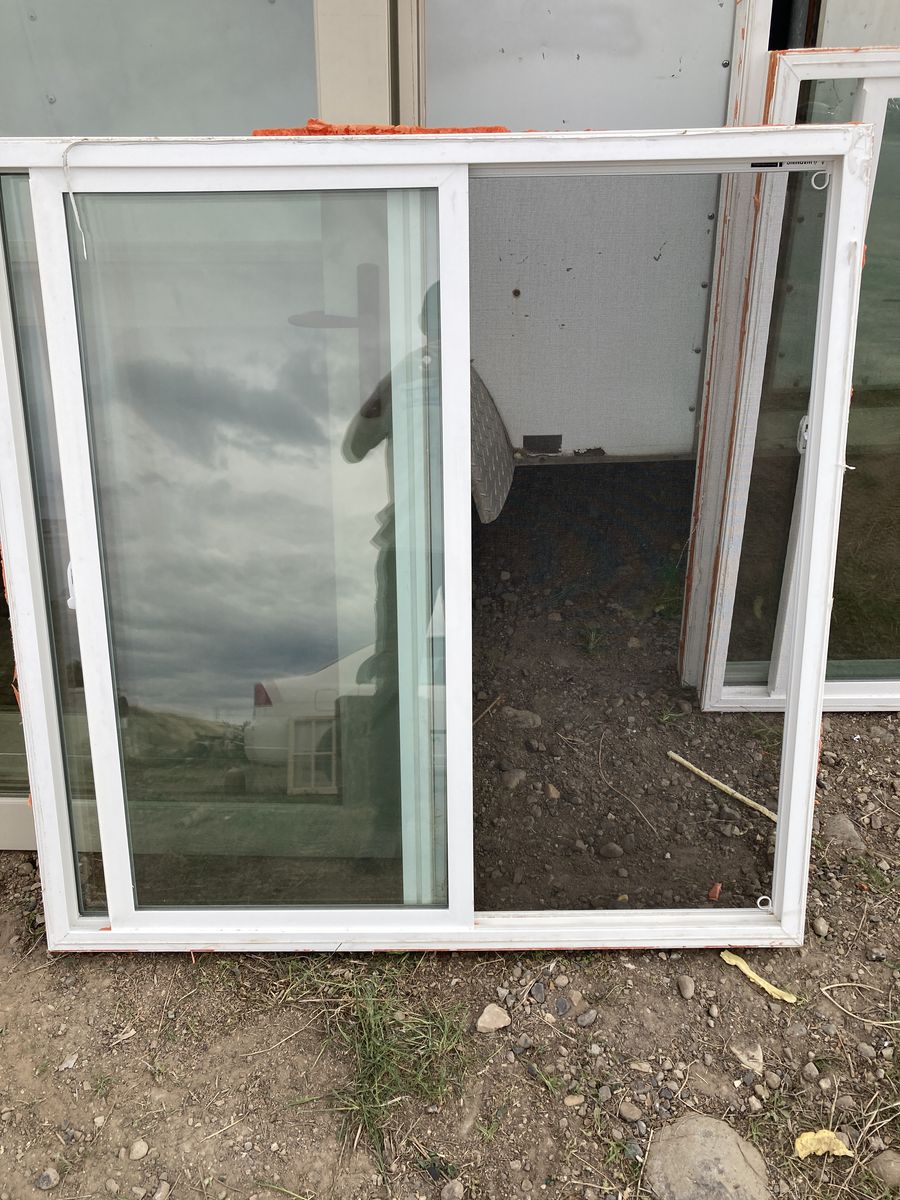 White Used Window
