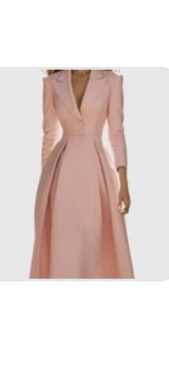 Chloe Boutique Ceryth Pleated Blazer Midi Dress - Never Worn