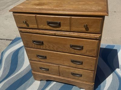 Brown Wooden Dresser