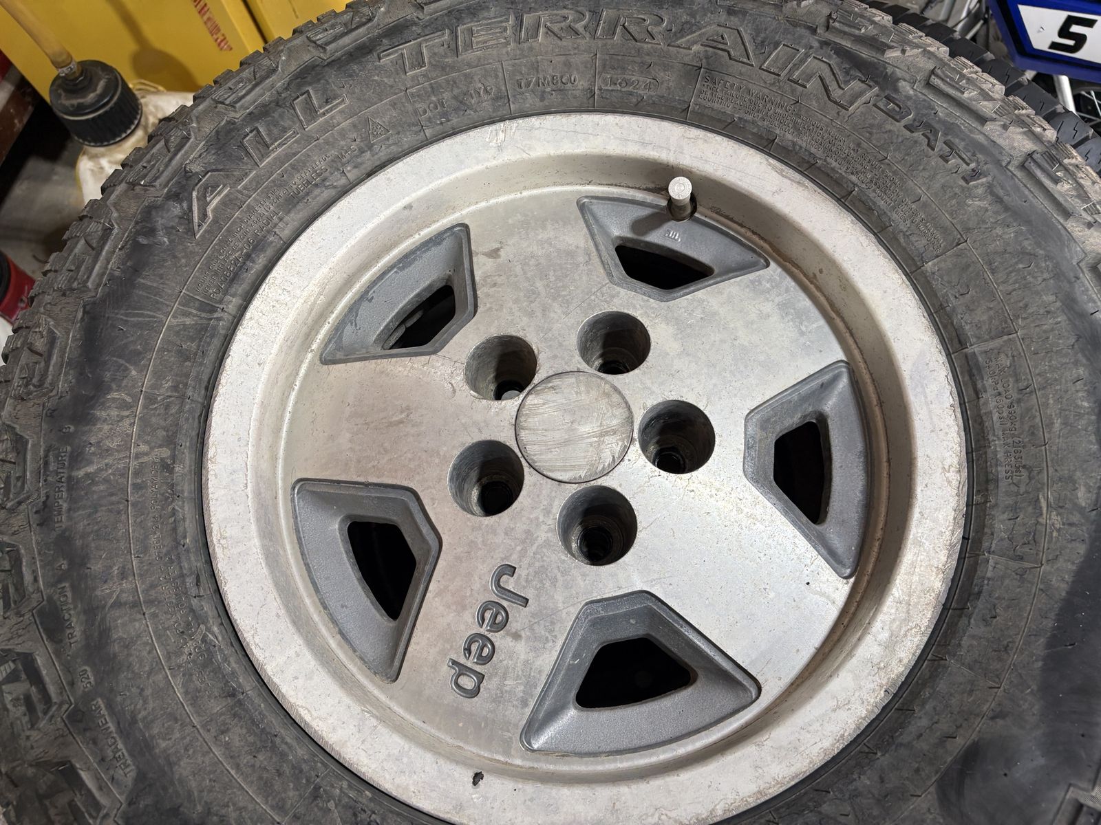 Jeep Cherokee rims and tires $100 OBO