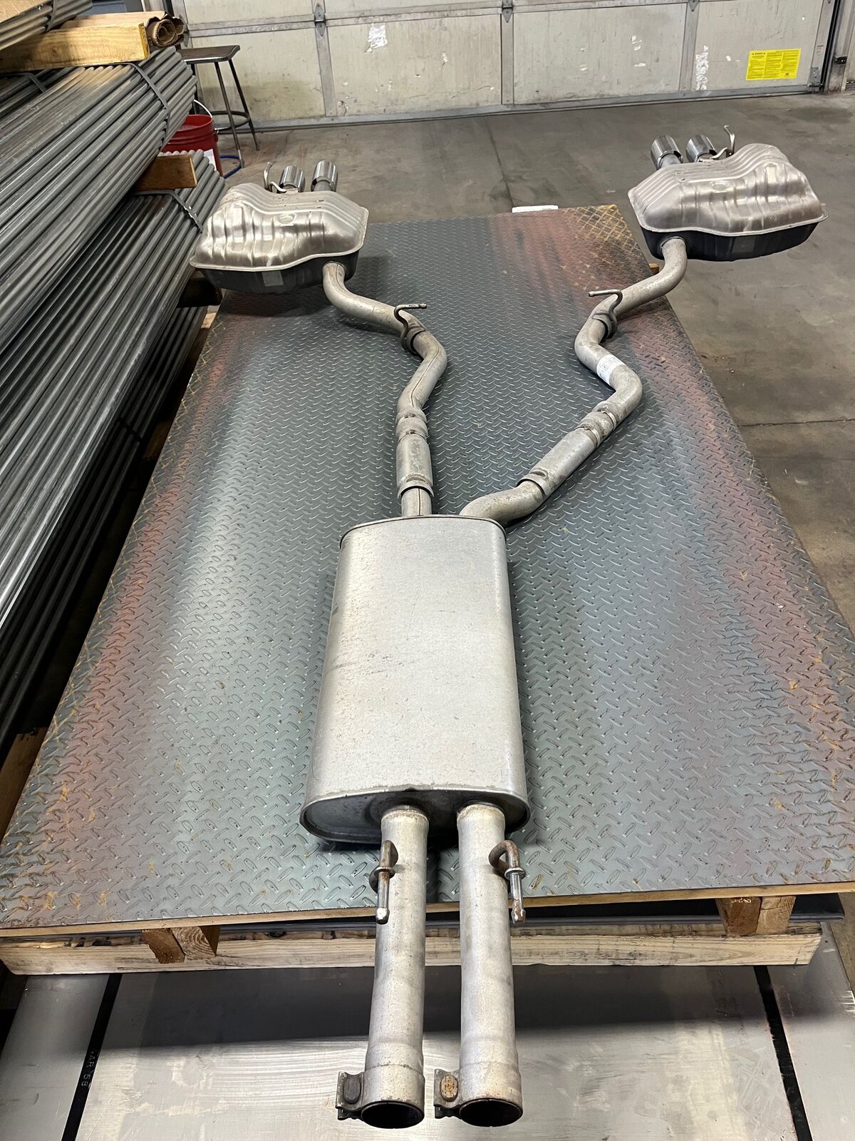 2021 Ford Explorer ST cat back exhaust.
