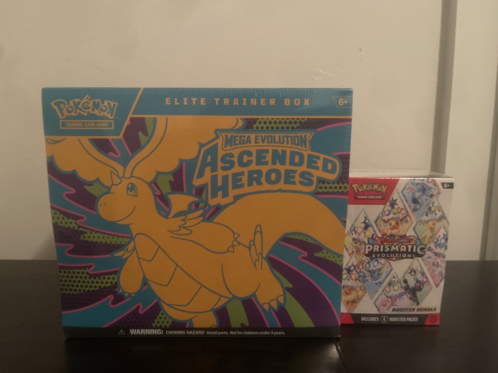 Mega evaluation ascended hero’s etb scarlet&violet prismatic evolutions booster bundle