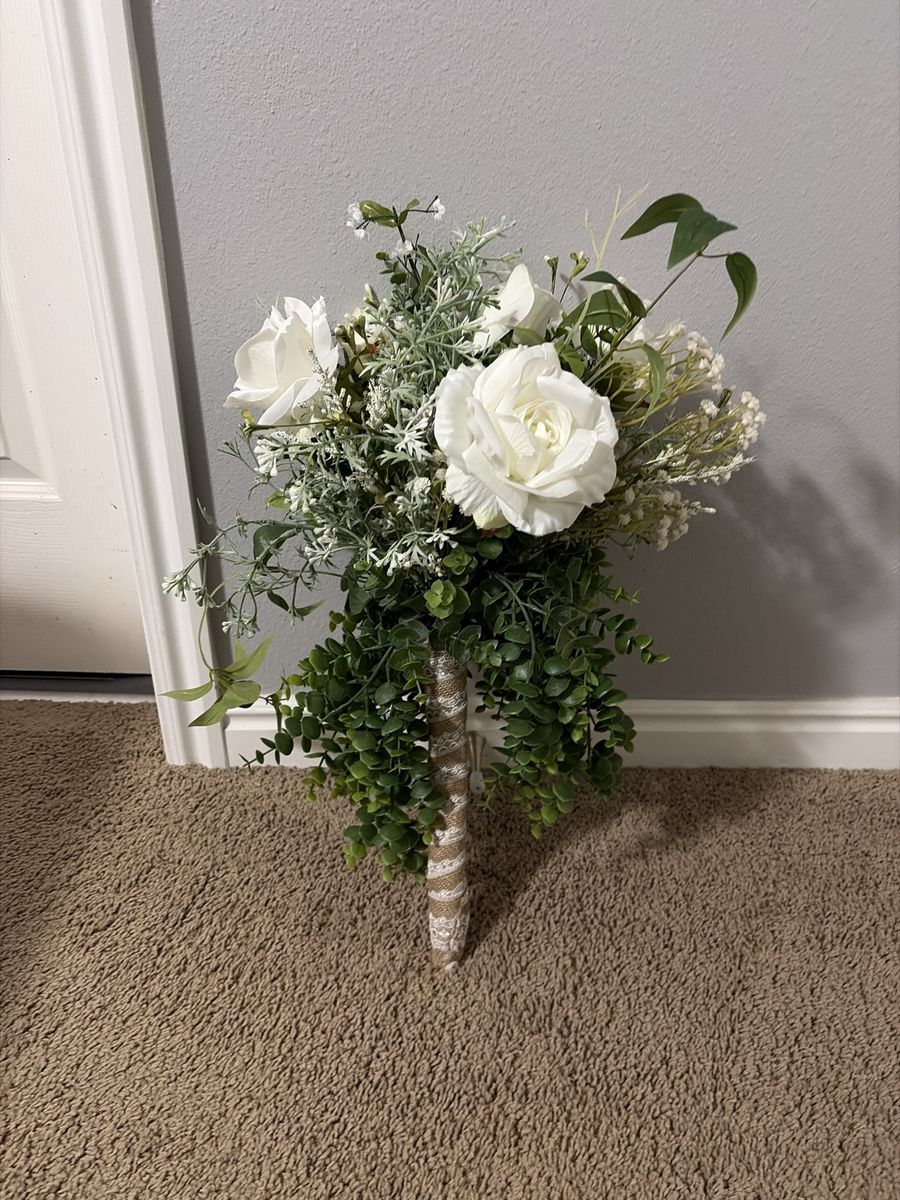 Large Silk/Plastic Statement Bridal Bouquet
