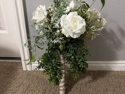 Large Silk/Plastic Statement Bridal Bouquet