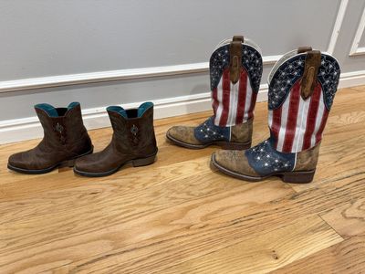 Leather Cowboy And cowgirl Boots From nashville