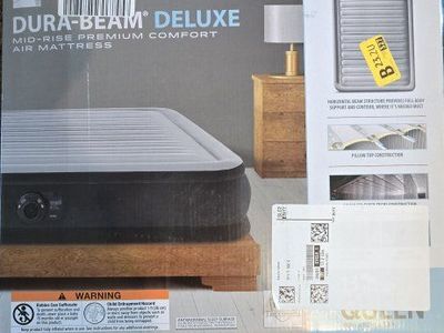 Intex Dura-Beam Deluxe Mid-Rise Premium Comfort Queen Air Mattress