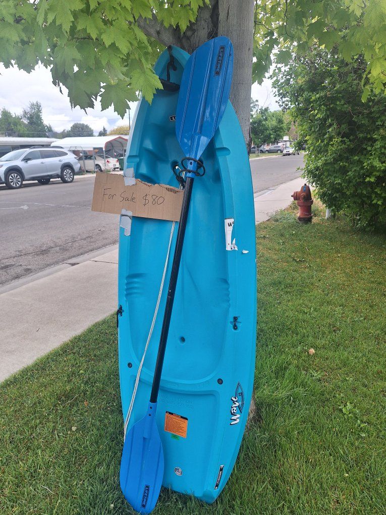 Youth Sit-on-Top Kayak with Paddle