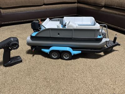 Custom RC boat & trailer