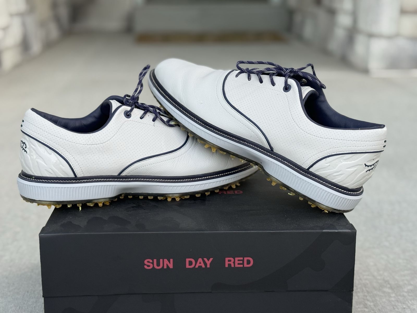 Sun Day Red Pioneer Cypress Gray Navy Golf Shoes
