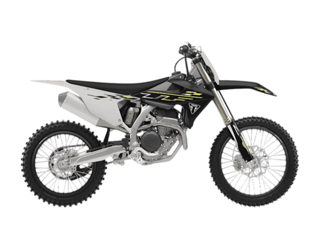 2026 Triumph TF 250-X Jet Black/Pure White
