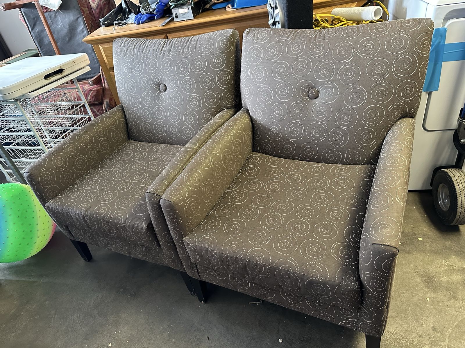 Pair Of Modern Armchairs