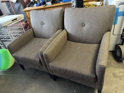Pair Of Modern Armchairs